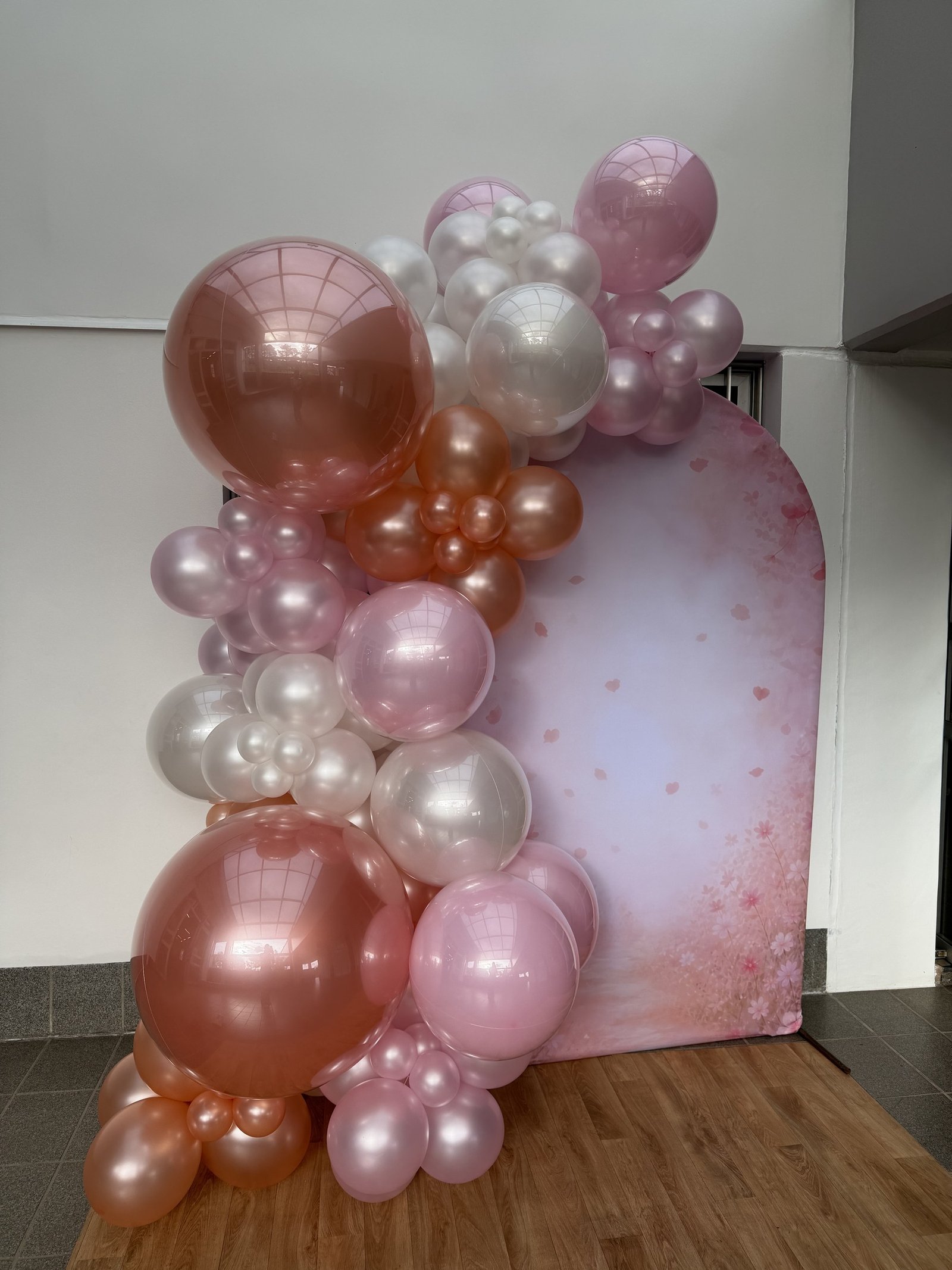 Composição com Balões Orbz e Bubbles Cristal